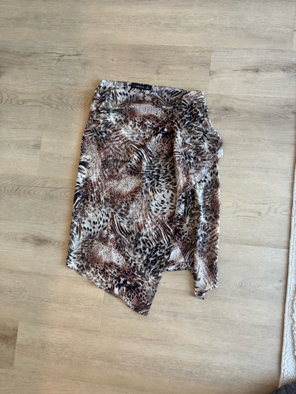 Revolve Lioness Halter Top and Skirt in Chocolate Anima size medium - Picture 7 of 8